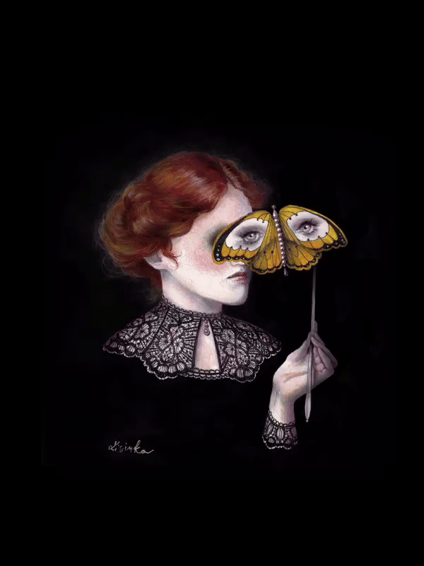 Inside me - mixed media