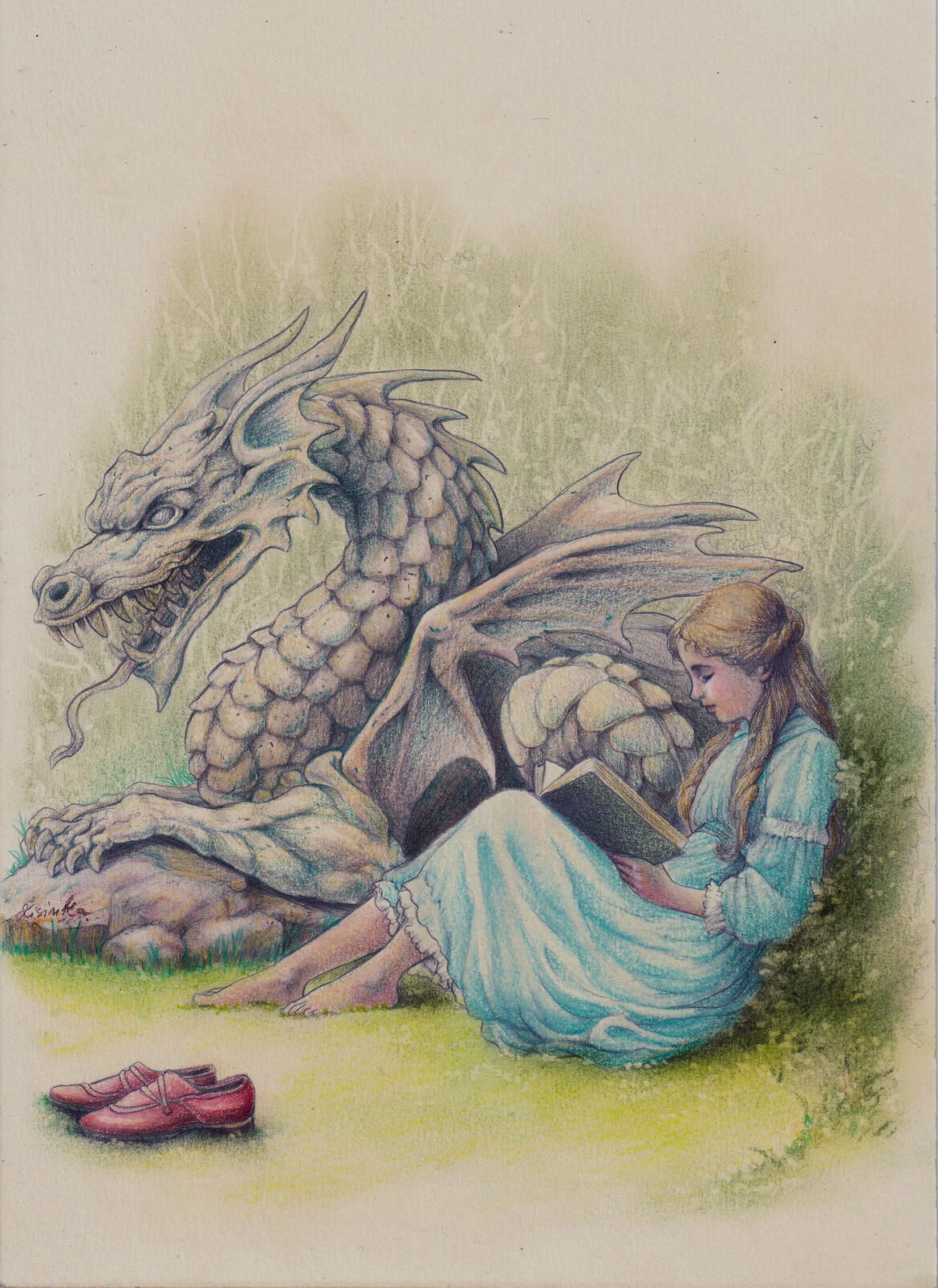 Peaceful and fierce - graphite+carbothello